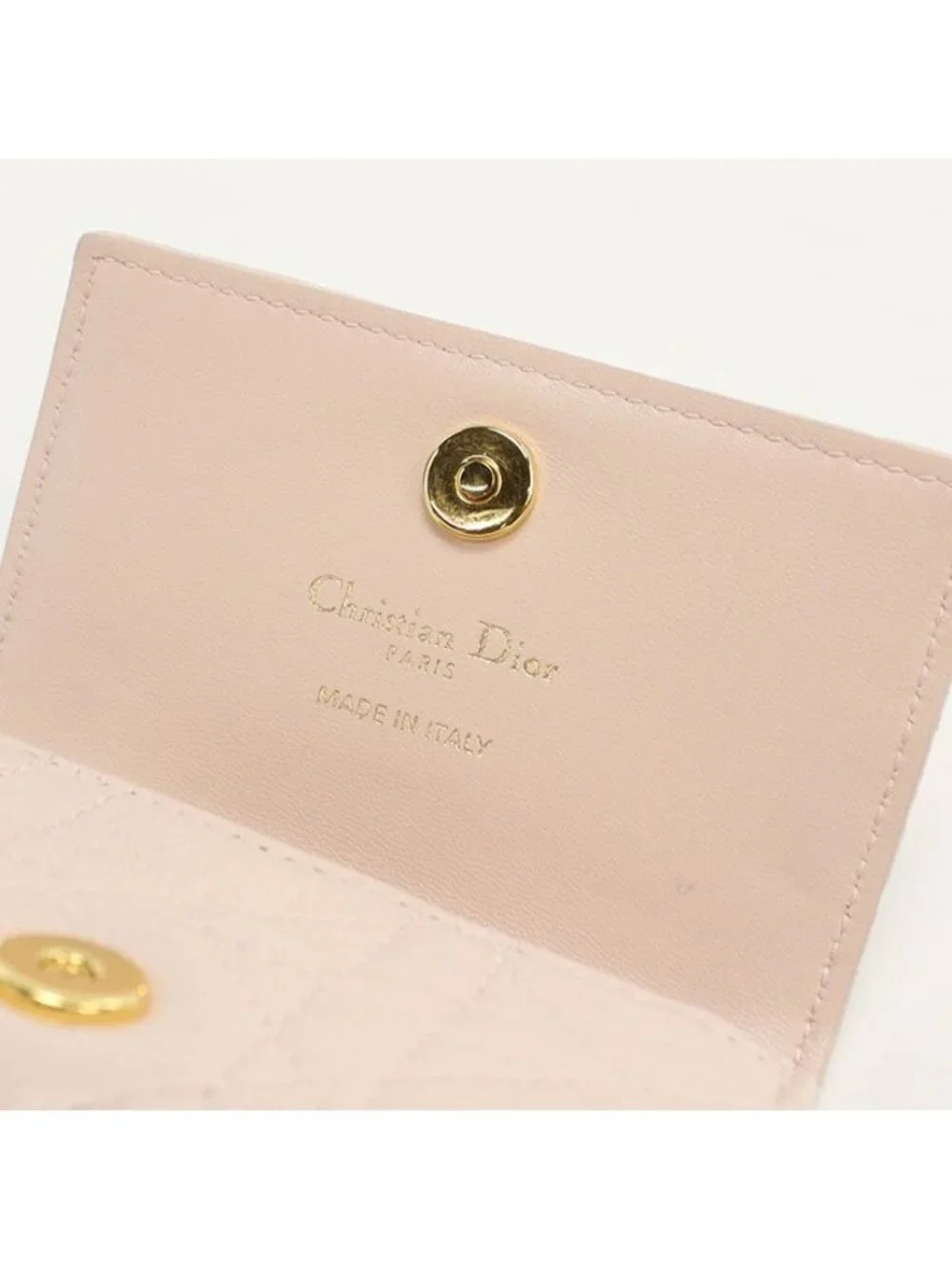 Dior Glycine Wallet Caro Coin Purse Lambskin